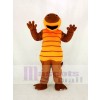 Haute Qualité Adulte Orange Gamelle Salamandre Mascotte Costume Dessin animé