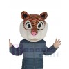 Tigre costume de mascotte