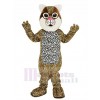 marron Ocelot Chat Mascotte Costume Animal
