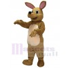 Costume de mascotte kangourou Tan mignon Animal