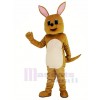 Mignonne marron Kangourou Mascotte Costume Animal