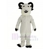 Nouveau blanc Mouton Gros Cornu Mascotte Costume Animal