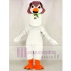 blanc Mère OIE Mascotte Costume École