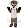 blanc Barbe tigre Mascotte Costume Animal