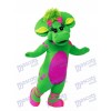 Costume de mascotte de Triceratops de Barney Baby Bop vert Cartoon Anime