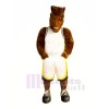 marron Basketball Cheval Mascotte Les costumes Animal