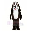 Basset Chien avec blanc Écharpe Mascotte Les costumes Animal