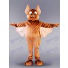 Brown Flying Bat Mascot Costume