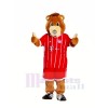 Bayern Munich Ours avec rouge vêtements Mascotte Les costumes Animal