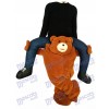 Ours brun tirelire Carry Me Ride sur costume de mascotte ours en peluche