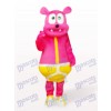 Ours rose Costume de mascotte de monstre Cartoon