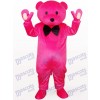 Chef ours en costume de mascotte animaux vêtements Rose