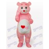 Costume drôle de mascotte d'anime de coeur rouge d'ours