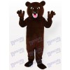 Costume de mascotte ours brun foncé