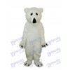 Costume de mascotte d'ours polaire en laine longue Animal