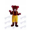 Costume adulte mascotte ours brun