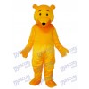 Costume adulte mascotte ours jaune Animal