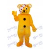 Ours avec Eye Patch Mascotte Costume adulte Animal