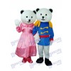 Général Ours Couple Mascotte Costume adulte Animal