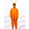 Costume de mascotte d'insecte d'orange de visage de fourmi d'orange