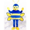 Costume de mascotte insecte bleu abeille