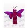 Costume de mascotte adulte insecte papillon violet