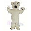 blanc Polaire Ours Mascotte Costume Animal