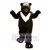 Gros Noir Ours Mascotte Les costumes Animal