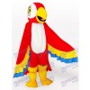 Costume de mascotte d'oiseau perroquet rouge
