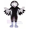 Noir et Gris faucon Mascotte Les costumes Animal