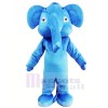 Blau Erwachsene Elefant Maskottchen Kostüme Tier
