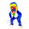 Marrant Bleu Babouin Mascotte Les costumes Animal