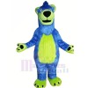 Bleu et vert Ours Mascotte Les costumes Animal