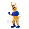 Boxe Kangourou avec Longue Oreilles Mascotte Les costumes Animal