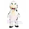Mignonne blanc Vache Mascotte Les costumes Animal