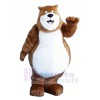 Graisse marron Ours Mascotte Les costumes Animal