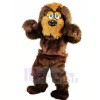 marron Longue Fourrure Chien Mascotte Les costumes Animal