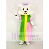 Réaliste Pâques lapin dans Coloré Robe Mascotte Costume Dessin anim