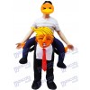 Carry Me Costume président américain Trump Piggy Back Costume de mascotte