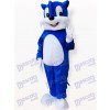 Costume de mascotte adulte chat bleu animal