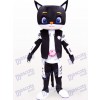 Monsieur Animal chat noir Costume de mascotte adulte