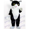 Costume de mascotte chat noir et blanc