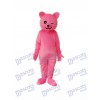 Costume adulte mascotte chat rose