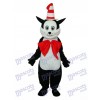 Chat noir avec chapeau Mascotte Costume adulte Animal