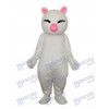 Big Pink Nez Chat Blanc Mascotte Costume Adulte Animal