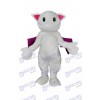 Dents effrayantes Mascotte de chat blanc Monster Costume Animal