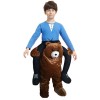 marron Teddy Ours Porter moi Balade sur Fantaisie Robe Costume pour Enfant