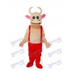 Costume Rouge Mascotte de Vache Rouge Costume Animal