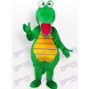 Costume de mascotte adulte animal crocodile vert
