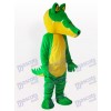 Costume de mascotte adulte de crocodile jaune